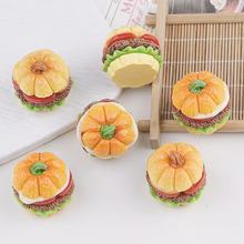 卡通diy树脂小配件饰品南瓜汉堡奶油胶发饰发夹手机壳洞洞鞋配件