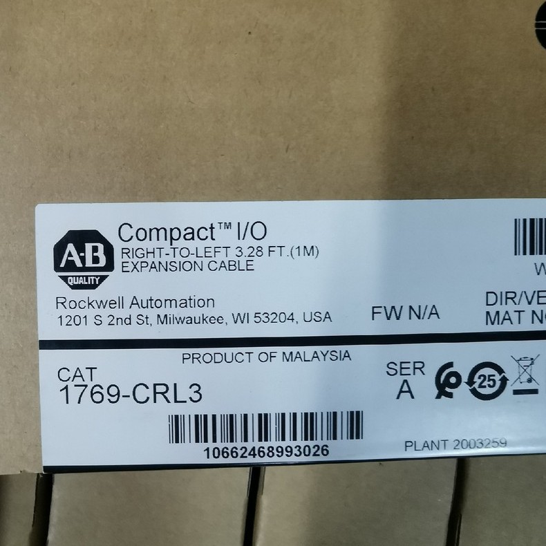 AB罗克韦尔系列模块 1769-CRL3 全新库存现货议价包邮