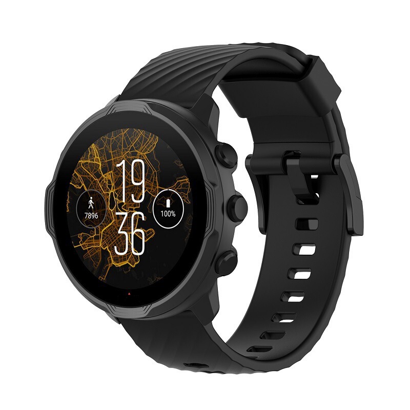 Suitable for Songtuo Suunto7 Silicone Strap suunto9/9Baro spartan Sport Replacement Wristband Suitable for Songtuo Suunto7 Silicone Strap suunto9/9Baro spartan Sport Replacement Wristband