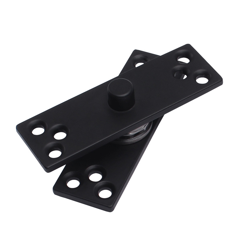 Acero inoxidable 360 grados eje giratorio puerta de madera bisagra superior e inferior posicionamiento eje eje de puerta eje de tierra bisagra oculta eje oculto