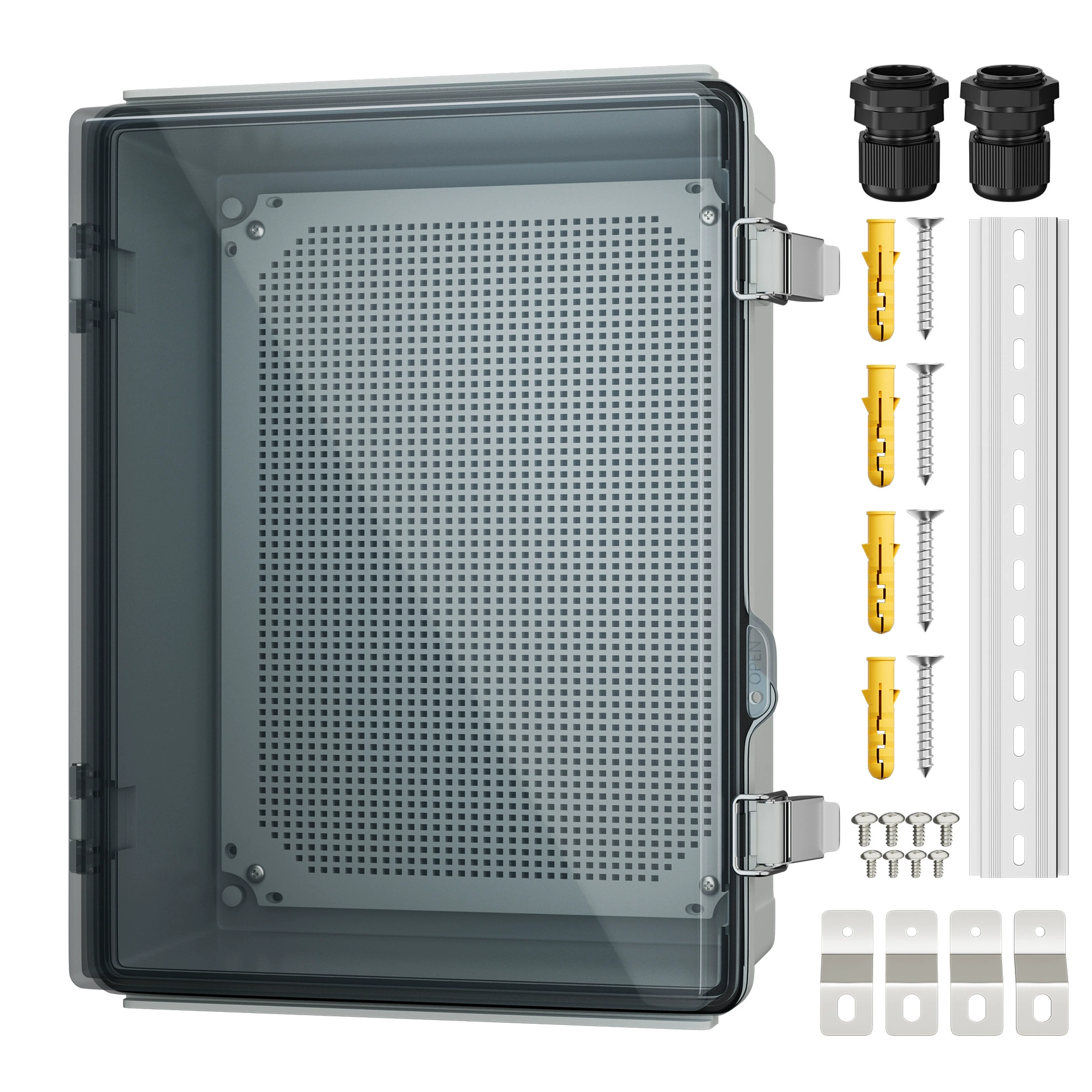 IP67 наружная прозрачная крышка пластиковая водонепроницаемая распределительная коробка наружная крышка коробка питания наружная водонепроницаемая распределительная коробка