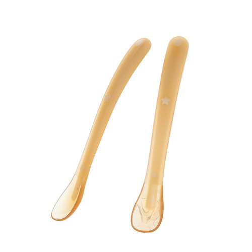 Dorado cloth newborn silicone soft spoon baby spoon soft spoon head complementary food spoon feeding water spoon feeding spoon 6452