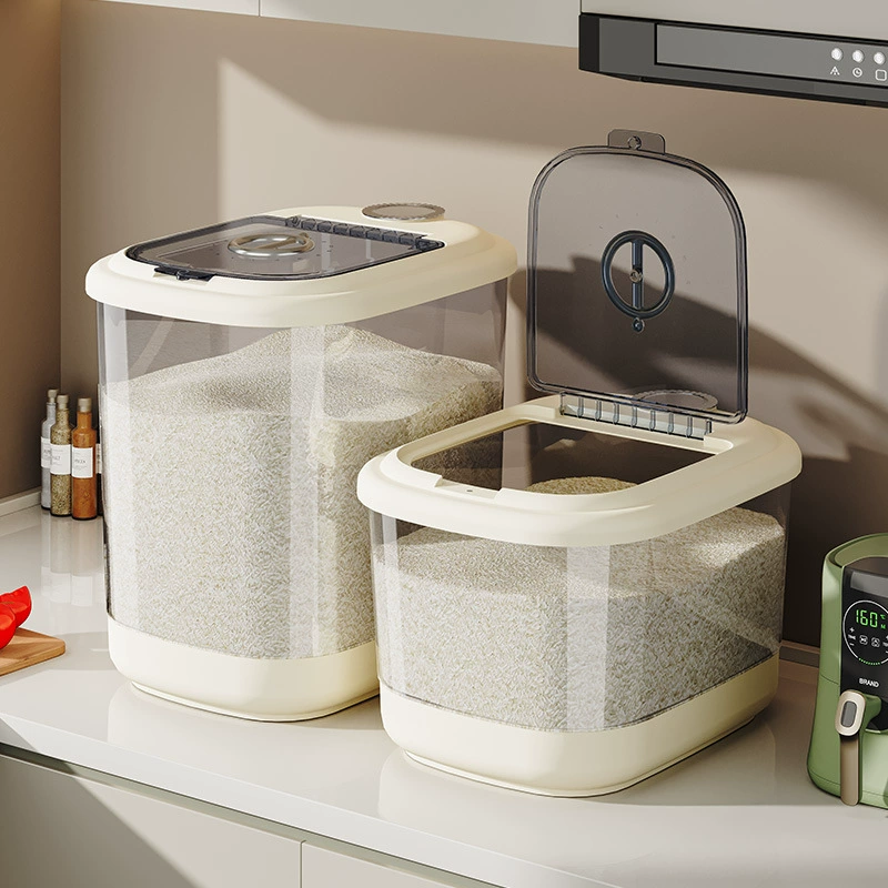 Household rice bucket moisture-proof insect-proof sealed storage grain storage jar rice bucket large capacity kitchen grain storage box