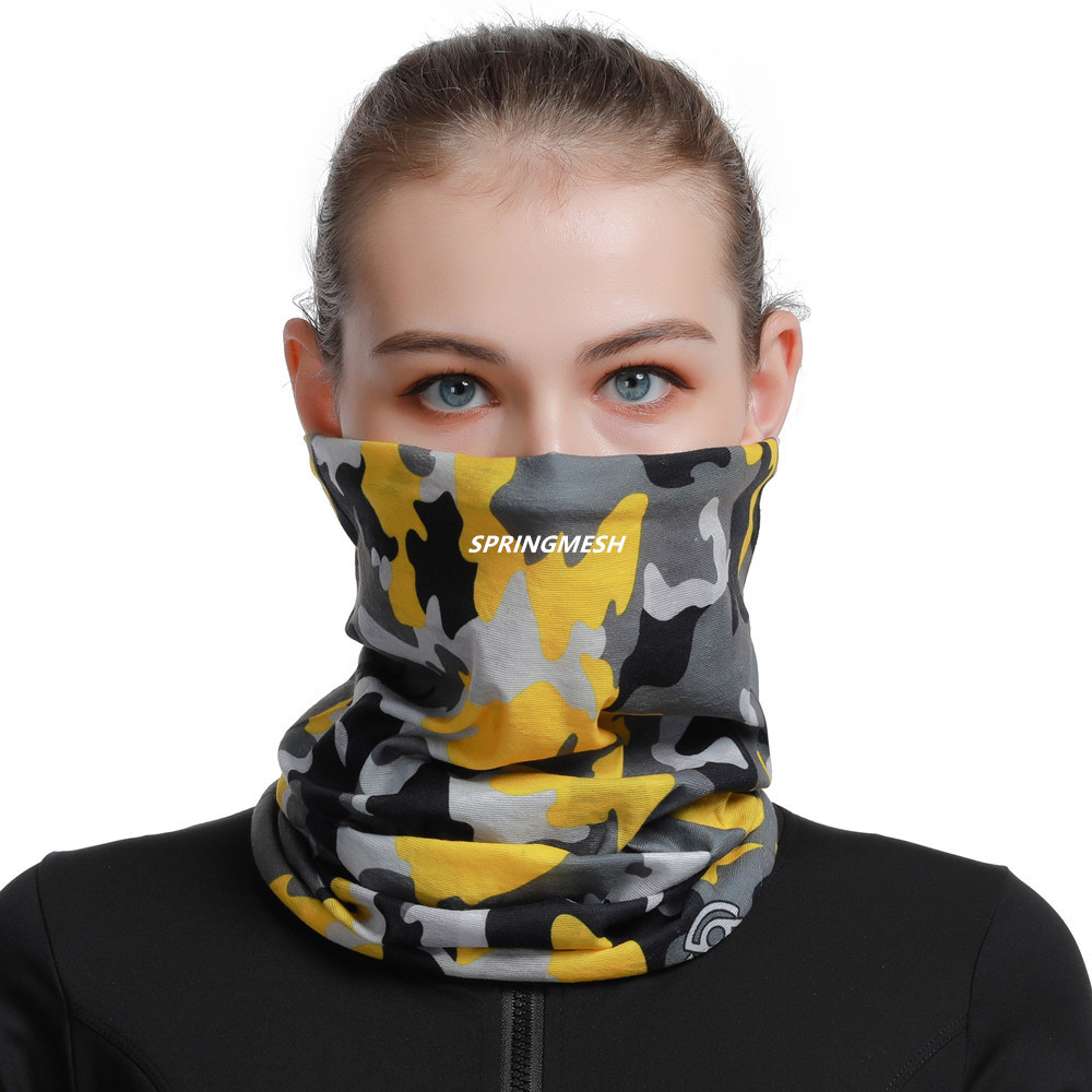 Sun-protective breathable face mask, Iranian camouflage anti-UV face scarf, multifunctional seamless headscarf, versatile hat