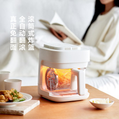 Olayks立時欧莱克空気フライヤーガラス家庭用可視化多機能知能フライヤー