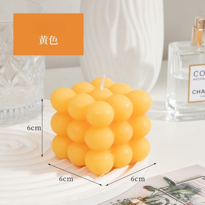 Cubo de Rubik Velas de aromaterapia al por mayor Decoración simple para el hogar