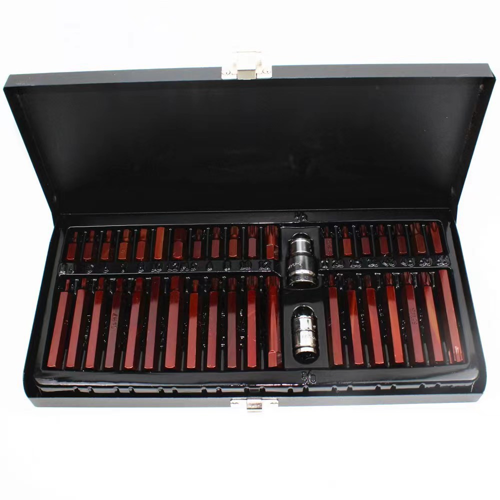 Juego de lotes de estrellas de 40 piezas Cabeza de lote de seis flores interior Cabeza de lote hexagonal interior Manga de lote de presión de lote Traje de combinación de cabeza de lote de doce flores