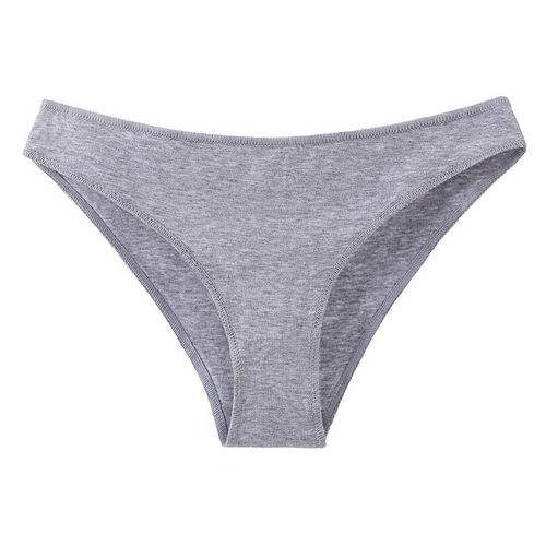 Pure cotton underwear for women, low-rise, Japanese style, large size, semi-buttock-covering, comfortable, skin-friendly, breathable, teenage girl’s briefs, breathable, all-cotton crotch.