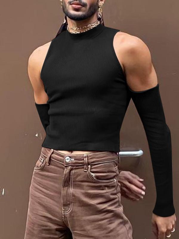 T5622 Dropshipping Aliexpress Amazon Cross-Border New Men's Vest 90S Men's Slim Fit Cool