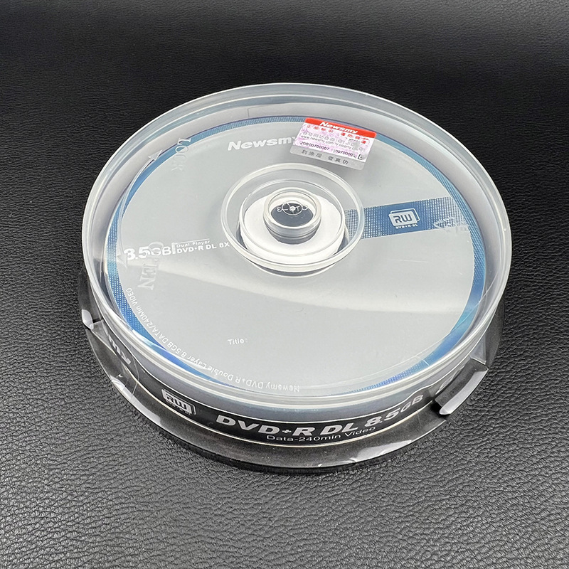 纽曼DVD+R DL空白光盘D9刻录盘8速8.5G单面双层大容量DVD刻碟片