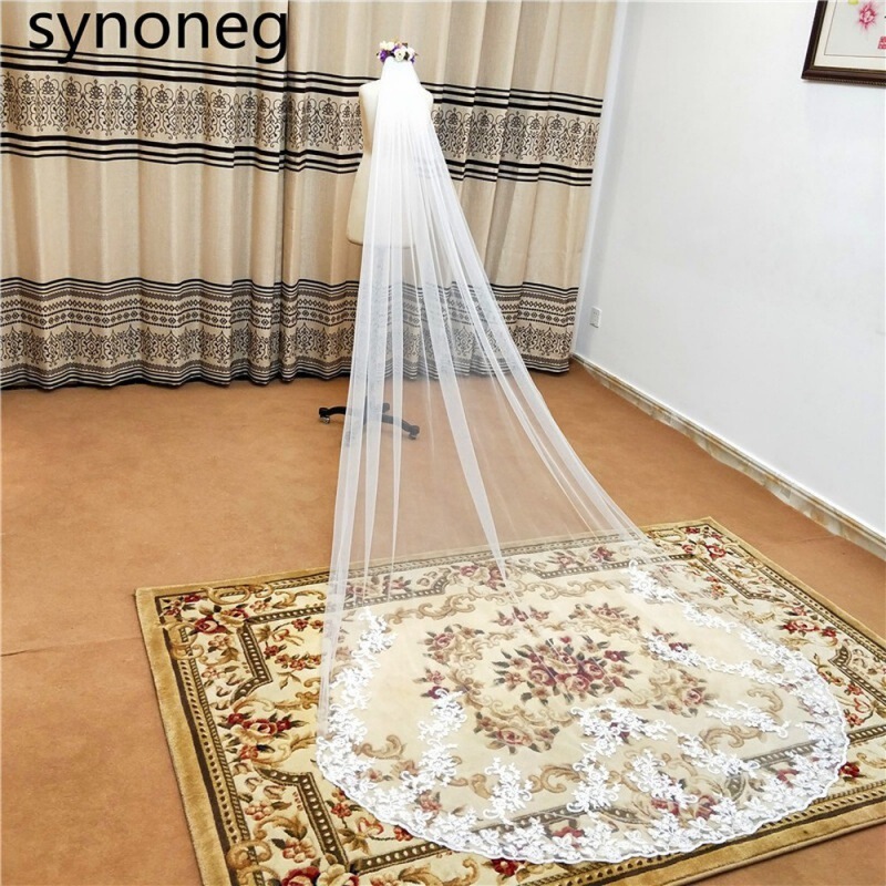 Xb005 European and American Export Bridal Veil Embroider Applique White with Comb Large Quantity Discount Supply Dropshipping X Church Xb005 European and American Export Bridal Veil Embroider Applique White with Comb Large Quantity Discount Supply Dropshipping X Church