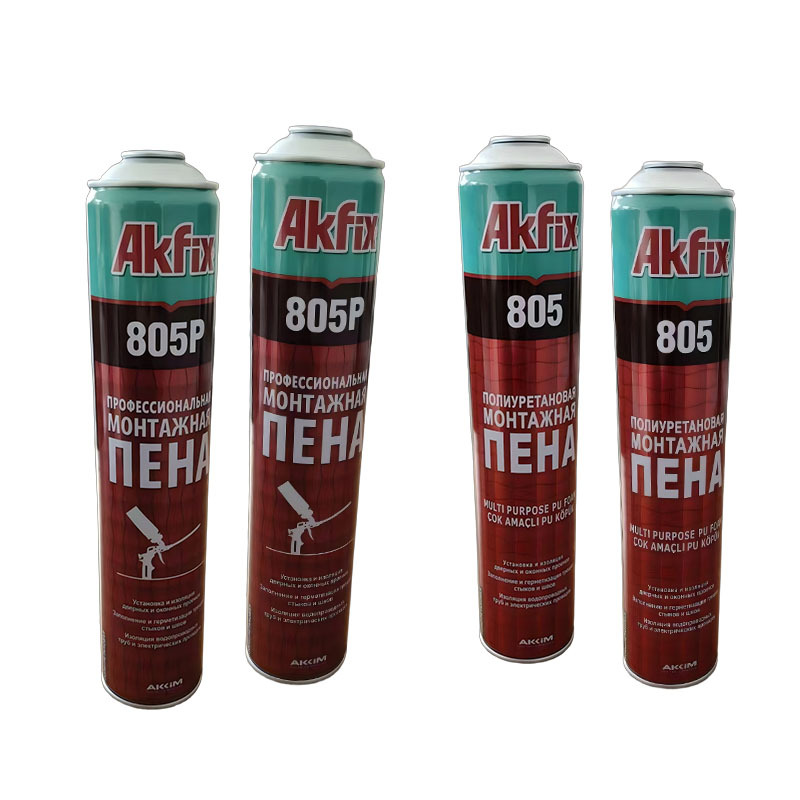 行家选中国AKFIX发泡胶聚氨酯泡沫胶A3膨胀胶防霉外贸出口阻燃