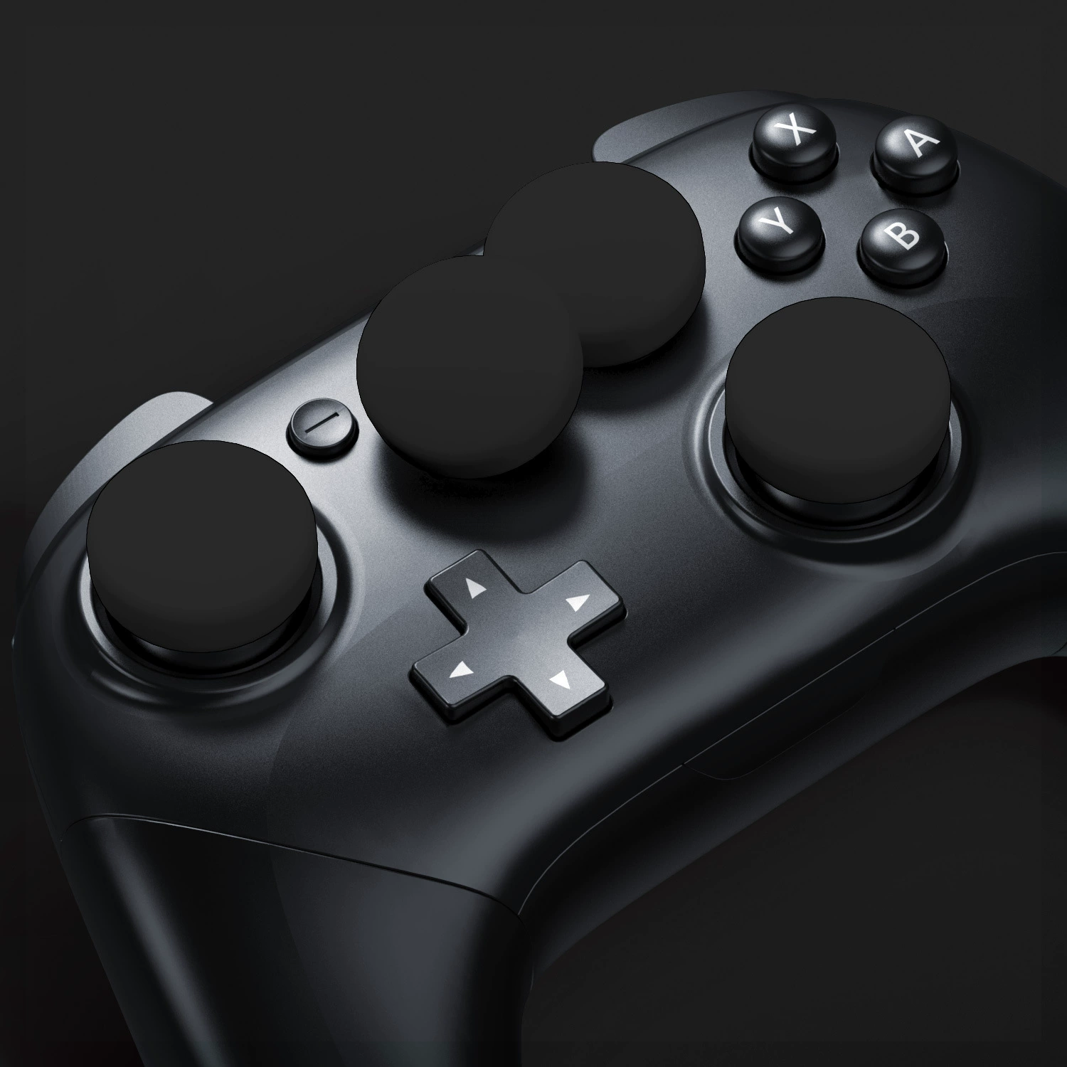 Крышка-накладка на джойстик (Nintendo Switch OLED и Lite), силикон, матовая, противоскользящая, на заказ