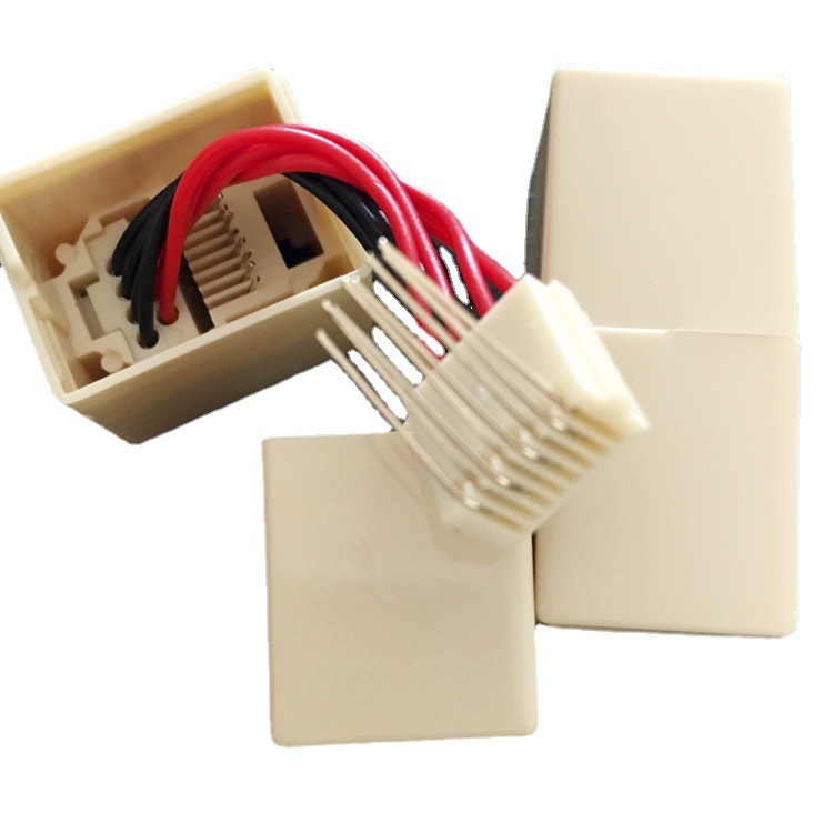 RJ45 network cable connector Network straight-through head 8P8C network cable connector network cable extension head network dual-through head