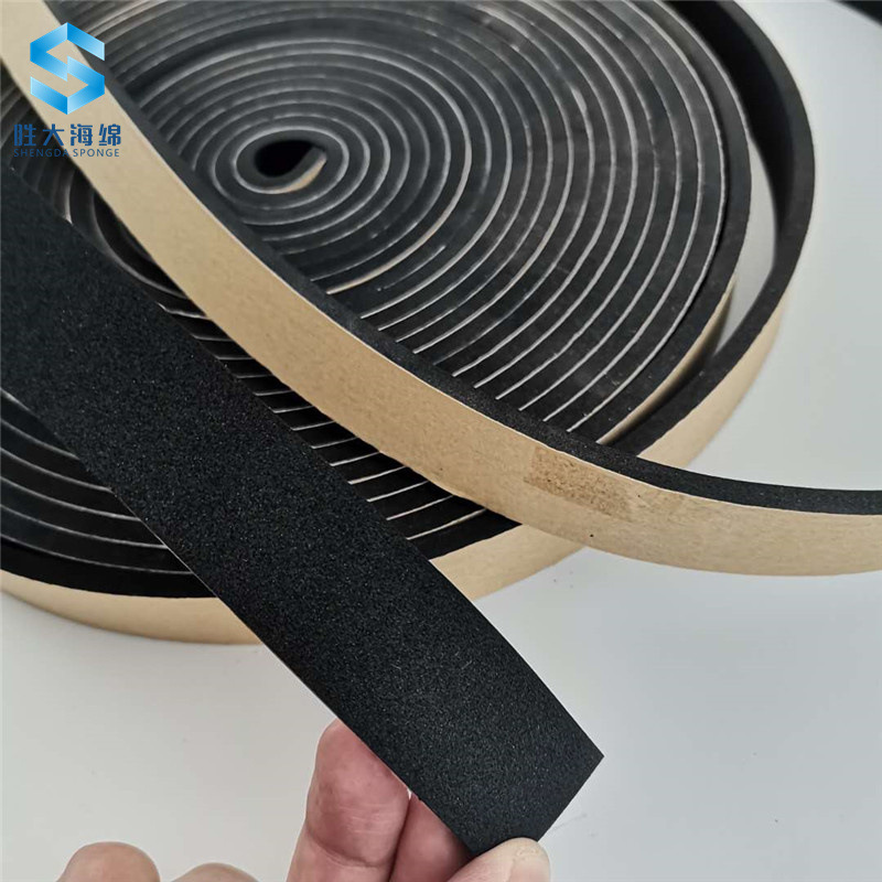 常州厂家直供三元乙丙自粘橡胶条柜门配电箱防水密封海绵条橡胶条