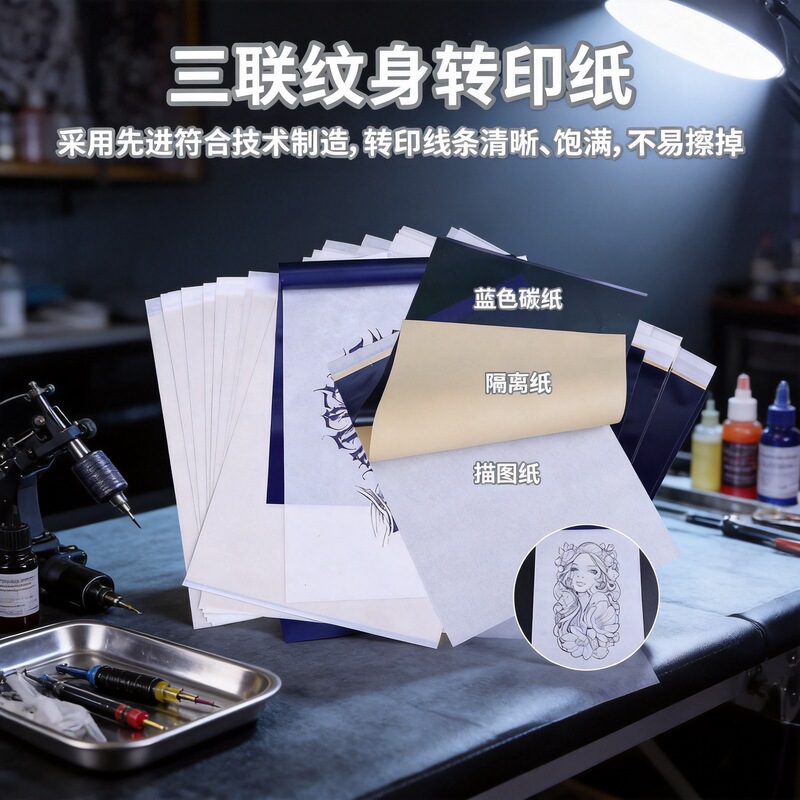 Liqi Tattoo Transfer Paper Copy Paper A4 Three-Part Thermal Transfer Machine Beauty Tools Cross-Border Wholesale Liqi Tattoo Transfer Paper Copy Paper A4 Three-Part Thermal Transfer Machine Beauty Tools Cross-Border Wholesale