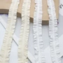 双边弹力荷叶边布艺仿棉