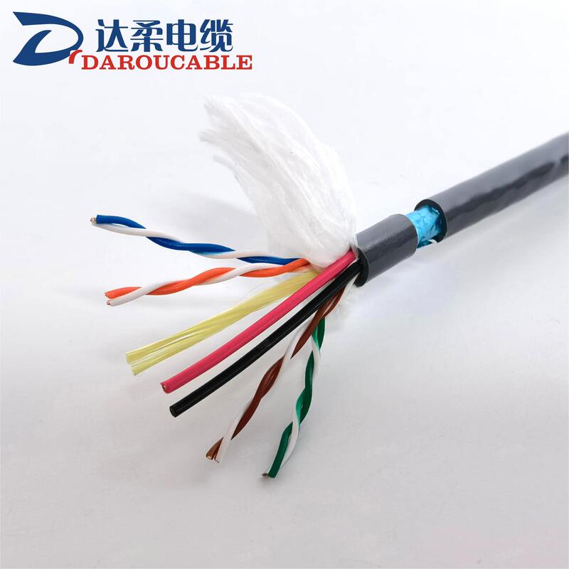 Darou Brand Special Combination Cable 2*4.0mm +Cat6E Full Meter Core Quality Assurance Flexible and Resistant to Bending Darou Brand Special Combination Cable 2*4.0mm +Cat6E Full Meter Core Quality Assurance Flexible and Resistant to Bending