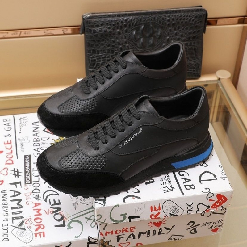 1:1原盒DG外贸真皮男鞋透气高端时尚休闲鞋超轻运动鞋百搭男士鞋