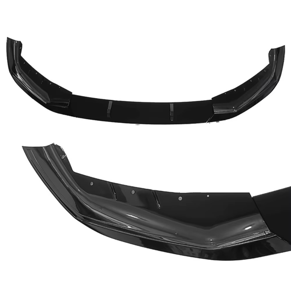 Bmw G30 Front Bumper Spoiler 5 Series Glossy Black Carbon Fiber Pattern Wind Blade Modified Front Splitter for 17-23 Models G30/G31