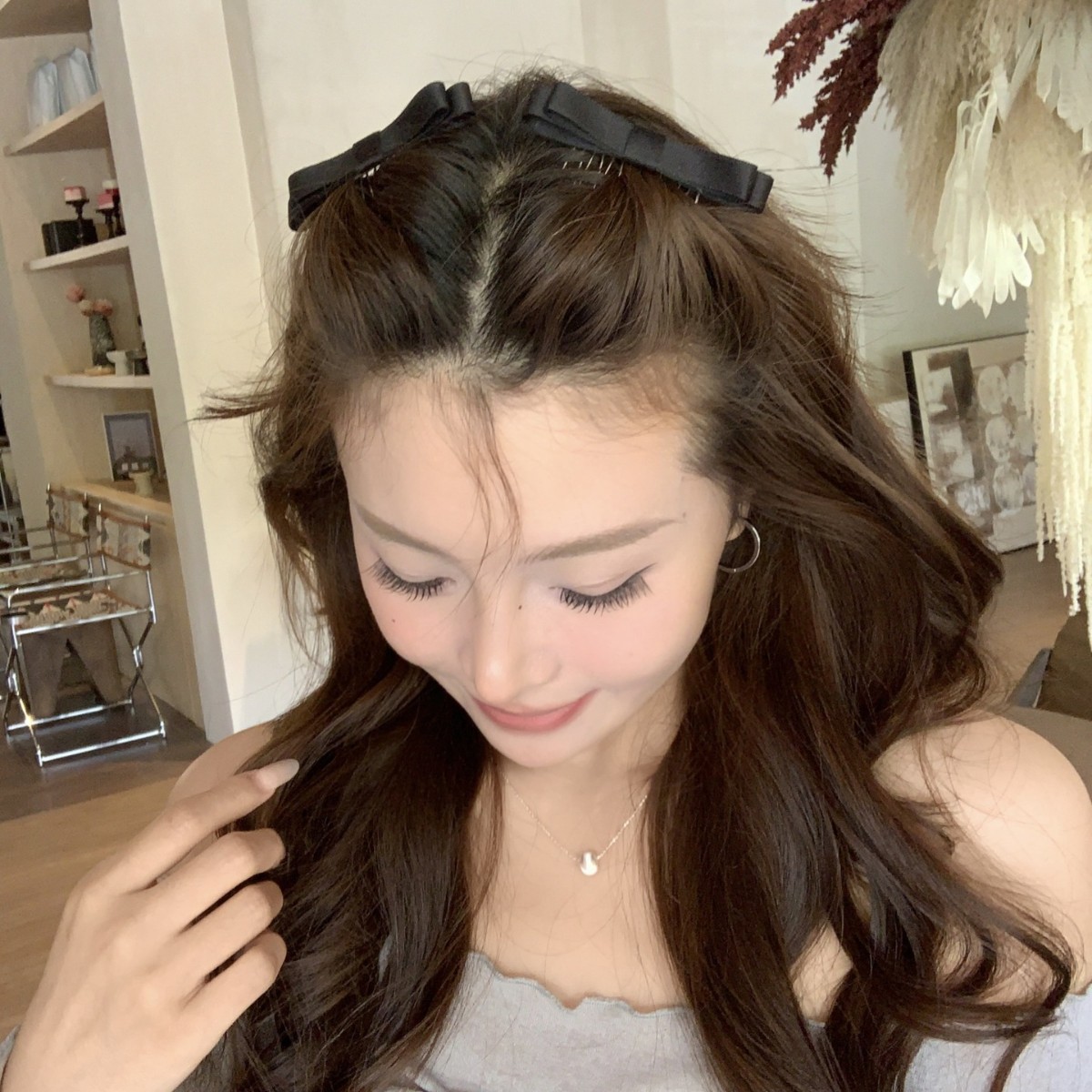 Peine de inserción invertida en la frente, peine de lazo, flequillo, cabello roto, artefacto de acabado, horquilla, horquilla, accesorios para el cabello, volumen de cabello femenino, niña