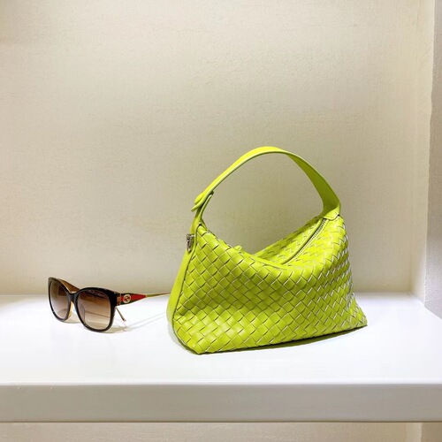 2024 Korean version niche handmade leather woven underarm bag chain dumpling bag single shoulder hand-held cross-body bag for women