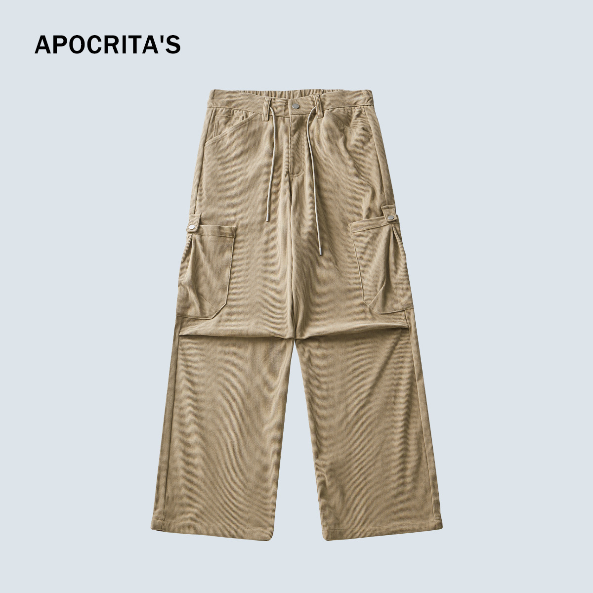 Sin devoluciones ni cambios【Liquidación por tiempo limitado a un precio súper bajo】Pantalones casuales holgados y rectos para hombre APO, para otoño e invierno