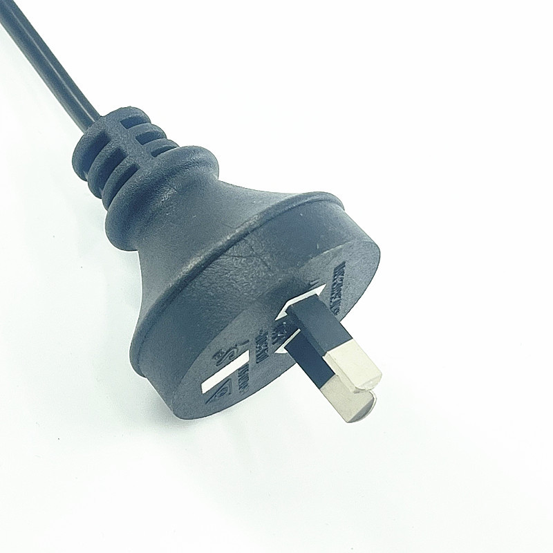 厂家供应两孔澳标插头线  1.5米澳规插头线 澳大利亚二插连接线