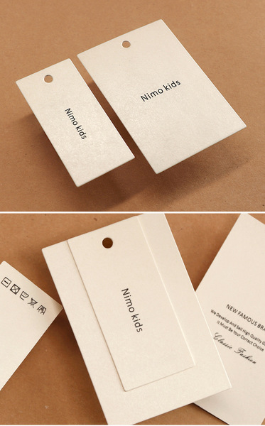 Women's clothing tag small fresh clothing store price tag paper…