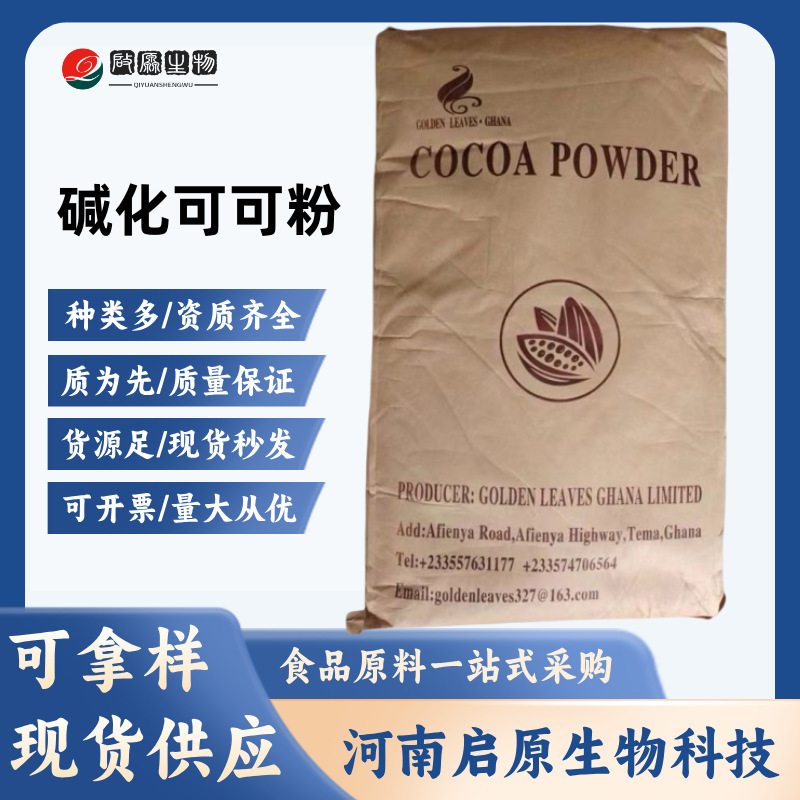 Alkaline Cocoa Powder Food Grade Baking Ingredients Pastry Chocolate Powder Coffee Cake with Keratinized Cocoa Powder