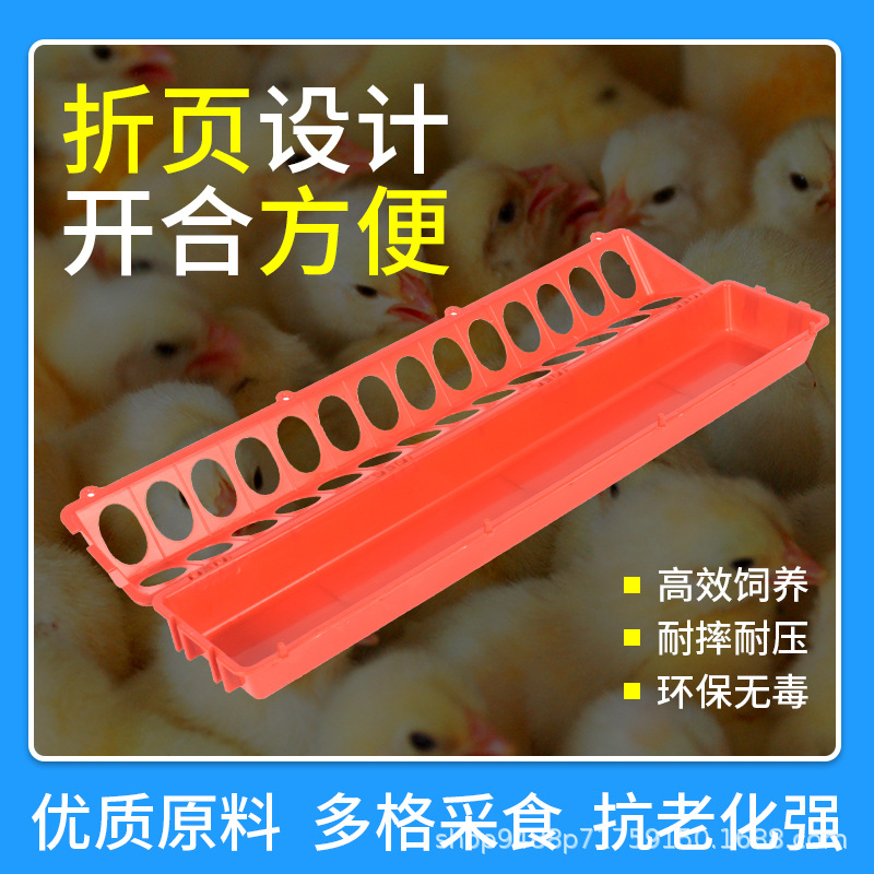 Alimentador de pollo largo comedero dispensador de agua potable de pollo artefacto pato ganso comedero aves de corral cría anti-dispersión costura
