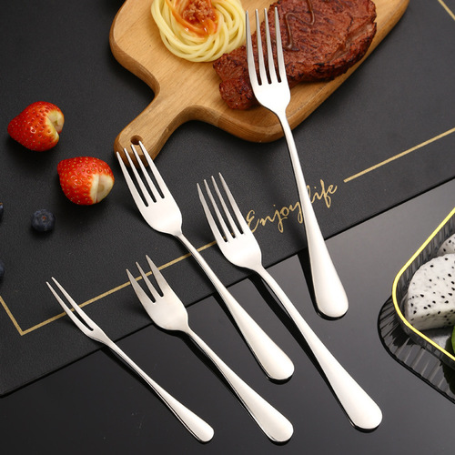 Cross-border stainless steel 1010 series tableware western restaurant steak knife fork dessert spoon fruit fork hotel supplies wholesale