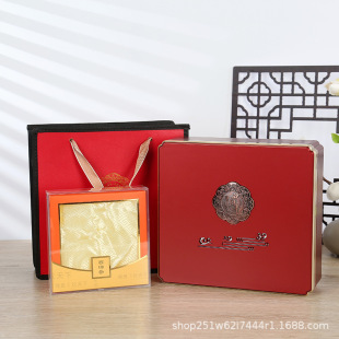 High-grade red American ginseng packaging box American ginseng gift box American ginseng empty box American ginseng gift box wholesale