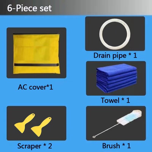 Air conditioner cleaning tools, cleaning air conditioner cover, cleaning air conditioner complete set, cleaning cover, cleaning water catchment cover, cleaning water catchment bag