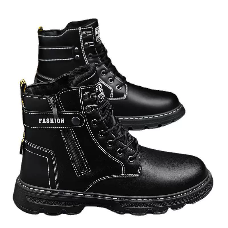 Ботинки‑анкл (martens) — тёплые походные ботинки, с утеплённой подкладкой, размеры 39–44