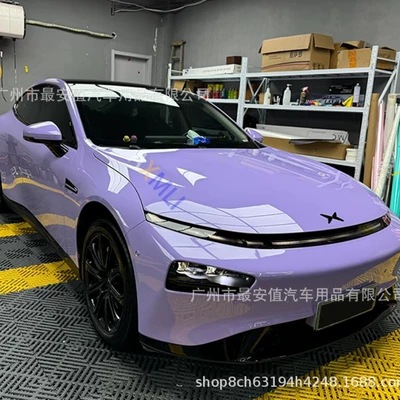 Car Film Pet Crystal Star Purple Full Car Film Motorcycle Film Car Clothing Film Purple Car Color Changing Film (Auto Color Change Film) - pet-crystal-star-purple-152m-w-17m-l
