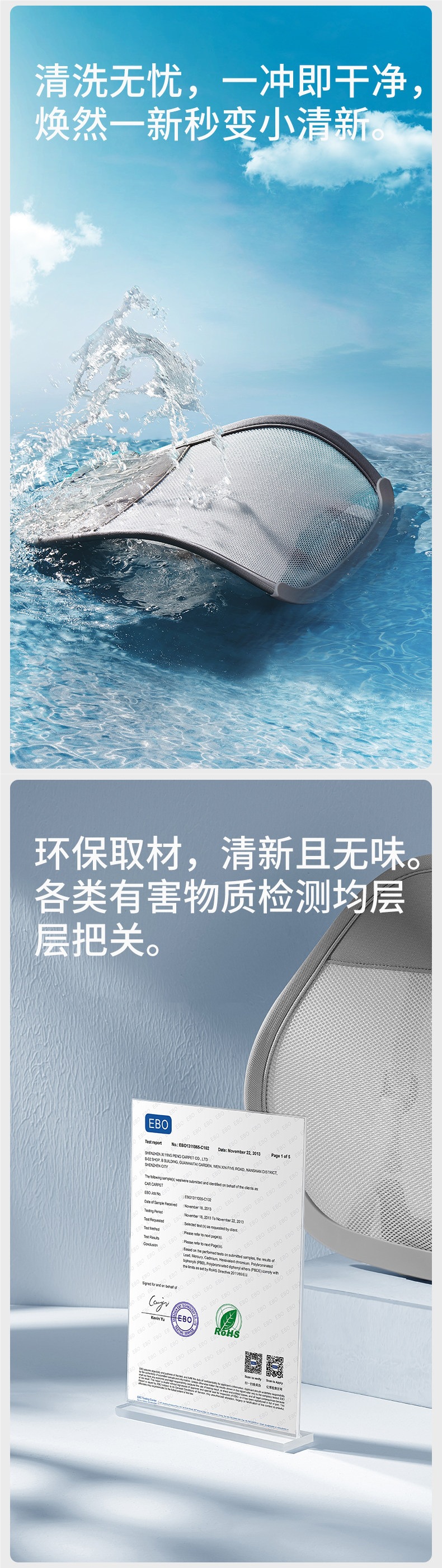 Cicido Car Lumbar Support Breathable Back Cushion Driver's Seat Waist Support Car Lumbar Cushion