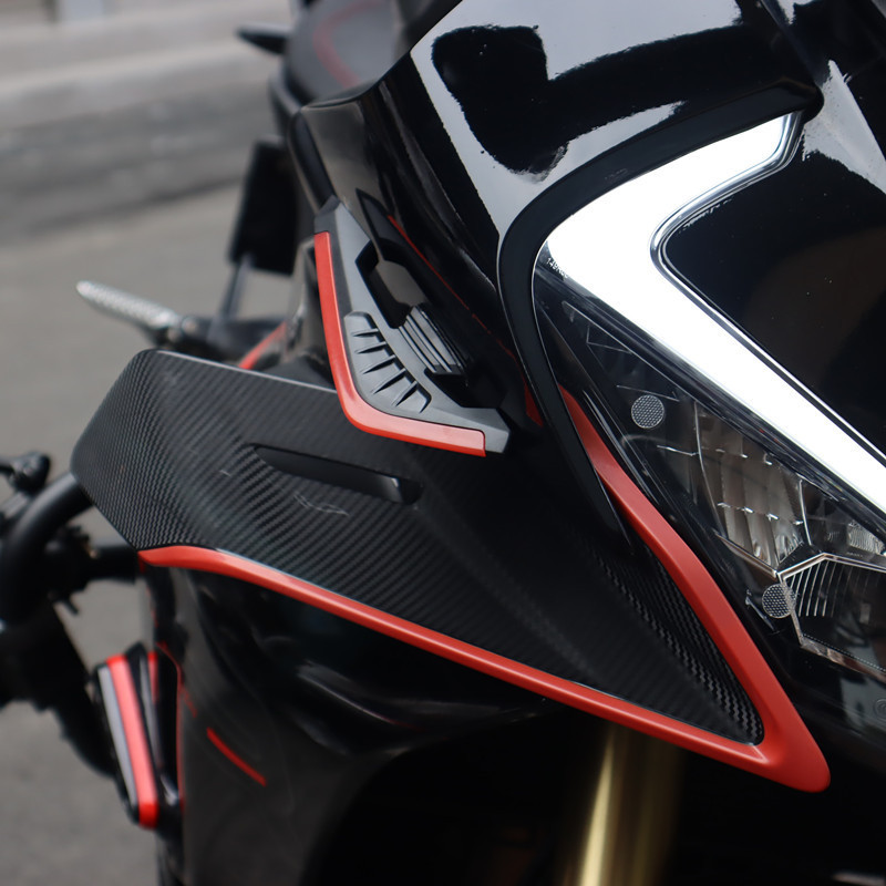 Cross-Border Popular Motorcycle Turn Signal Decorative Light, Cool Blade-Shaped Turn Signal Wind Wing Led Turn Signal Ambient Light