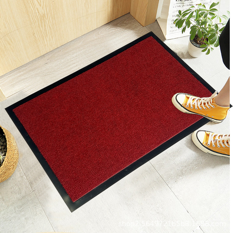 Nuevo producto patrón de neumáticos alfombrilla de puerta impermeable, antideslizante, resistente al desgaste y a la suciedad cocina oficina baño puerta cocina PVC
