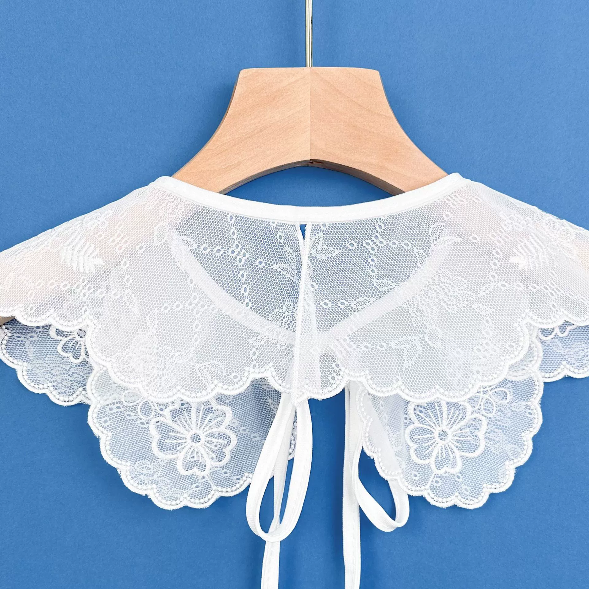 New lace small collar girls' dress children's clothing fake collar floral decoration DIY versatile cross-border e-commerce exclusive factory wholesale