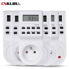10 sets of timer switches and sockets for kitchen appliances, weekly cycle electric vehicle, automatic power-off, intelligent time control controller