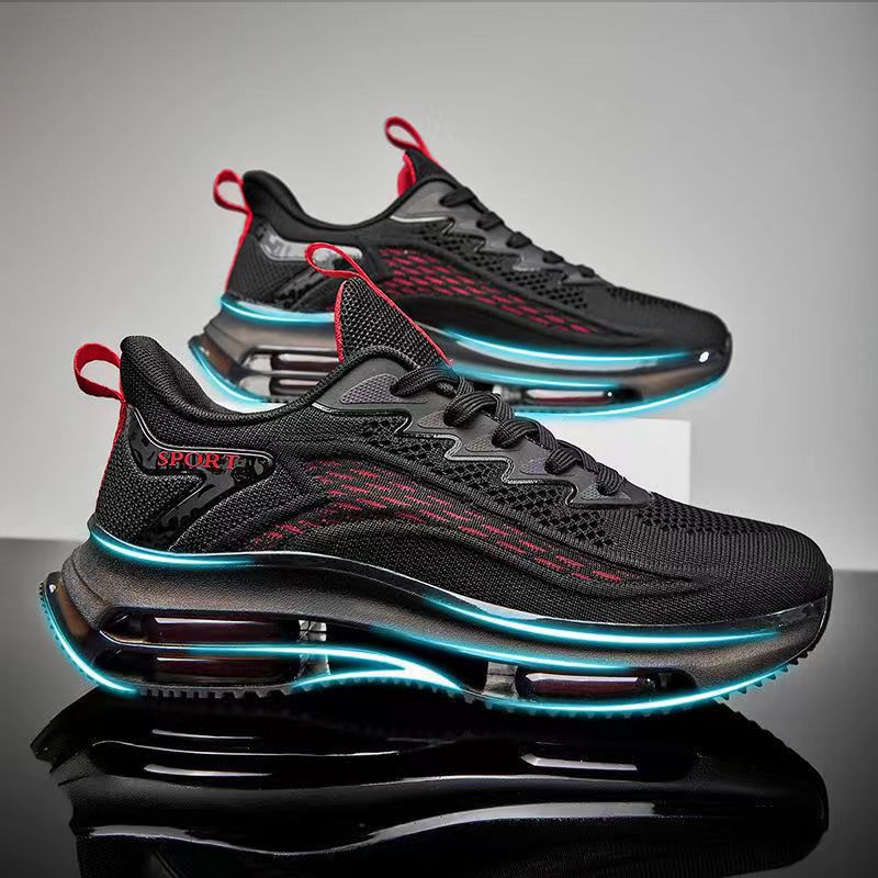 Zapatos de hombre 2026 nuevos zapatos de corrida con cojín de aire de moda zapatos deportivos casuales amortiguadores de verano zapatos deportivos de moda zapatos deportivos de hombre image 1