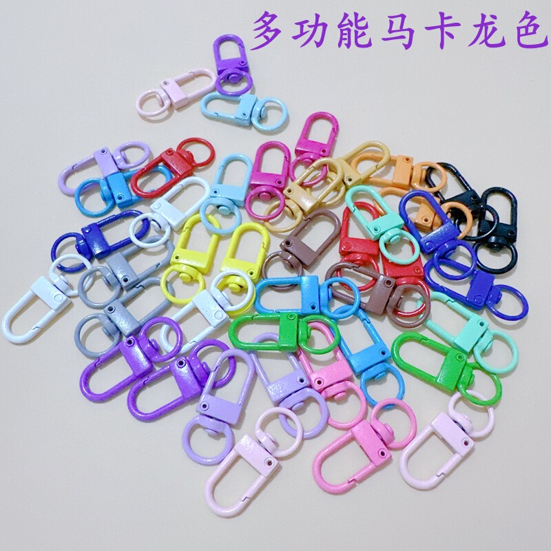 40-Colorful Lobster Clasps DIY Jewelry Decoration Small Swivel Clasps Painted Dog-Shaped Clasps Alloy Swivel Hanging Clasps 40-Colorful Lobster Clasps DIY Jewelry Decoration Small Swivel Clasps Painted Dog-Shaped Clasps Alloy Swivel Hanging Clasps