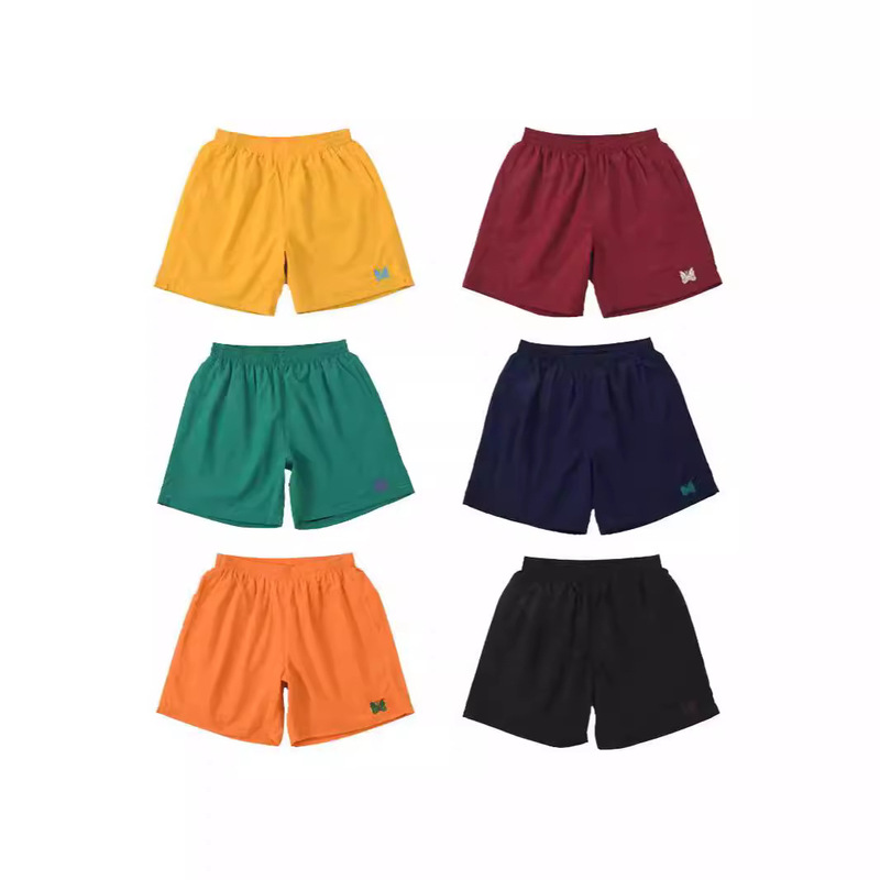 American Style Fashion Brand Needles Butterfly Embroidery Hugh Craft Men's and Women's Couples Casual Shorts Sports Pants