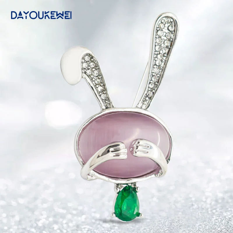 Милая брошь с милым кроликом в японском стиле, простая универсальная Изысканная Антибликовая куртка, аксессуары для рубашек