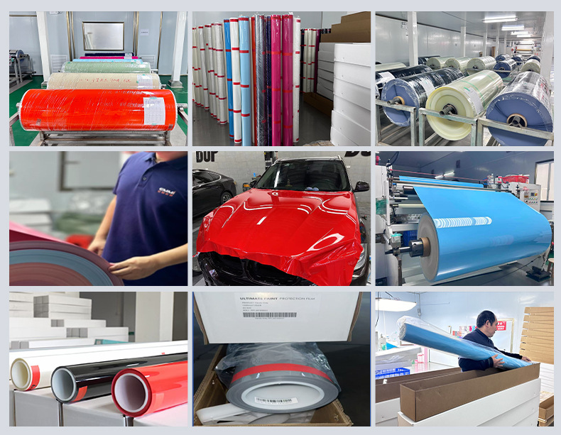 New Matte Full Series Ppf Factory Wholesale White Matte Black White Red Purple Invisible Car Wrap Tpu Car Color Change Film