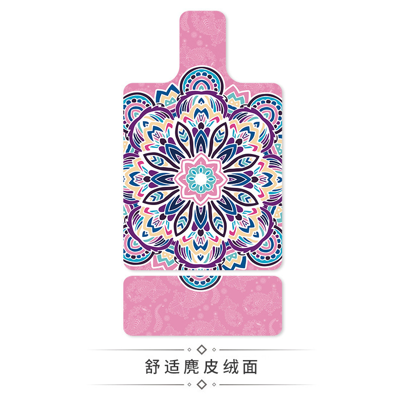 跨境专用麂皮绒普拉提核心床垫吸汗防滑健身垫耐磨pu橡胶瑜伽垫子|undefined