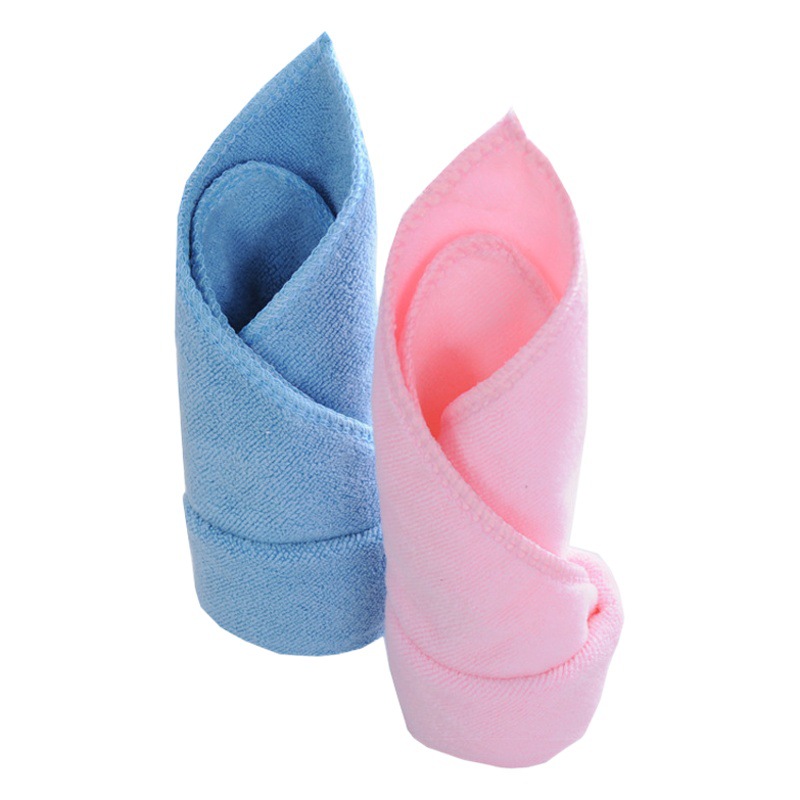 Kindergarten toalla pequeña absorbente logo suave engrosada colgando toalla cuadrada de fibra de publicidad limpieza de la cocina trapo