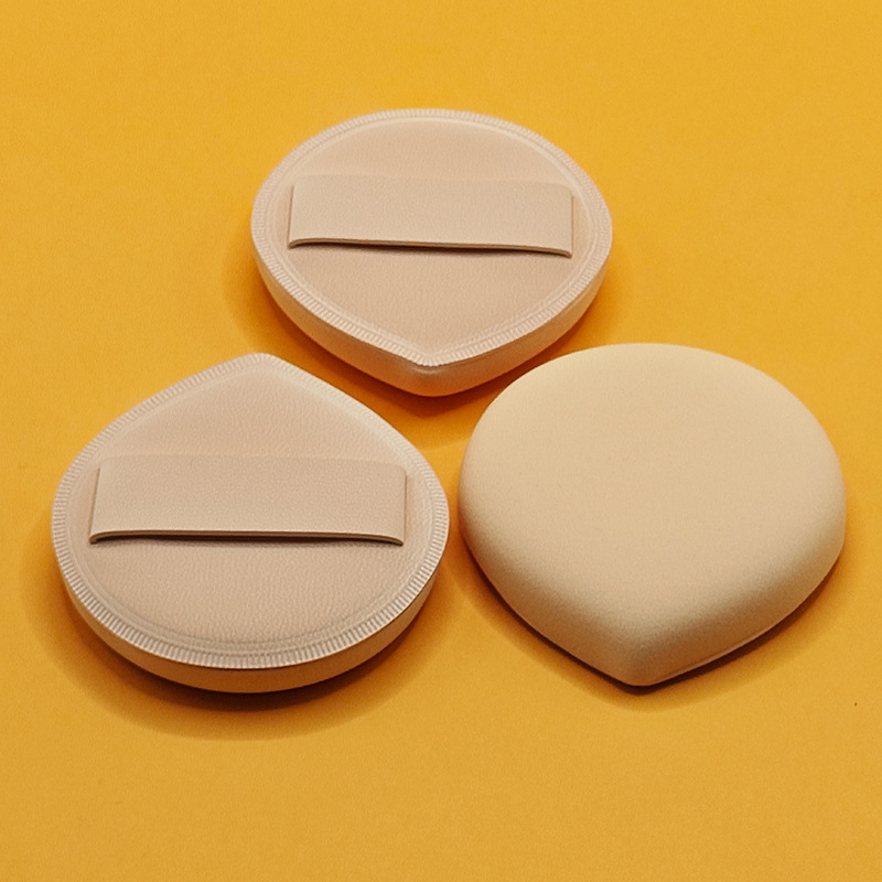 Engrosada XL gota de agua de algodón de azúcar puff color de la piel no es fácil de comer polvo húmedo y seco de doble uso se puede empaquetar individualmente cojín de aire puff