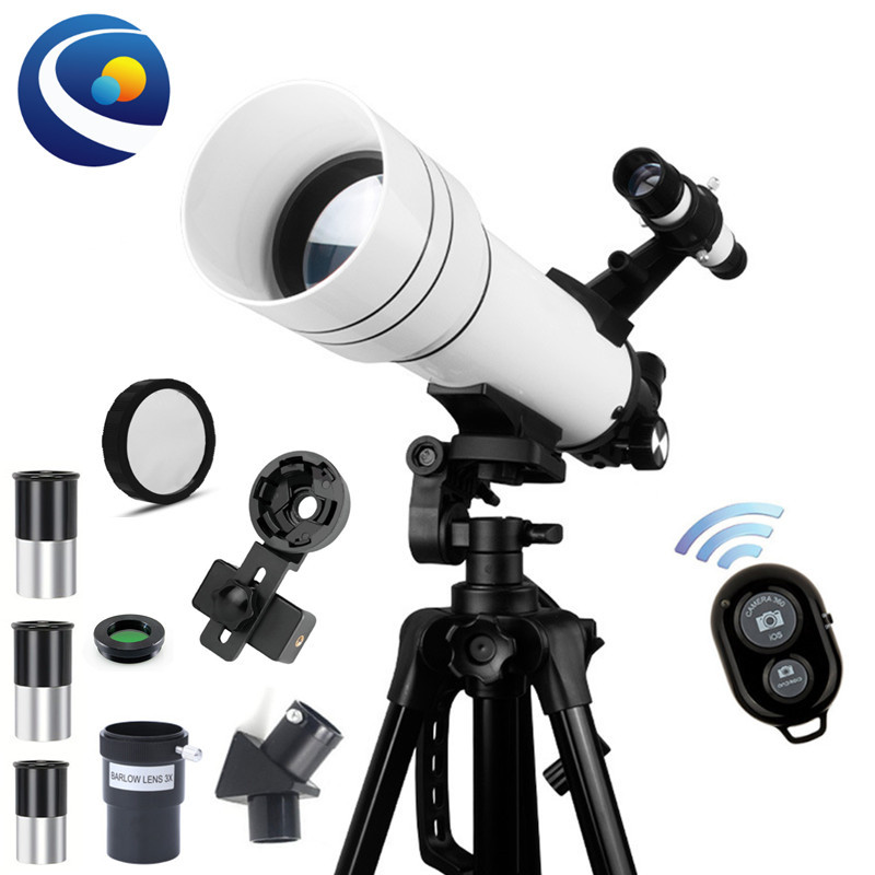 跨境F40070M天文望远镜带寻星镜 儿童专业观月高倍高清户 外望眼